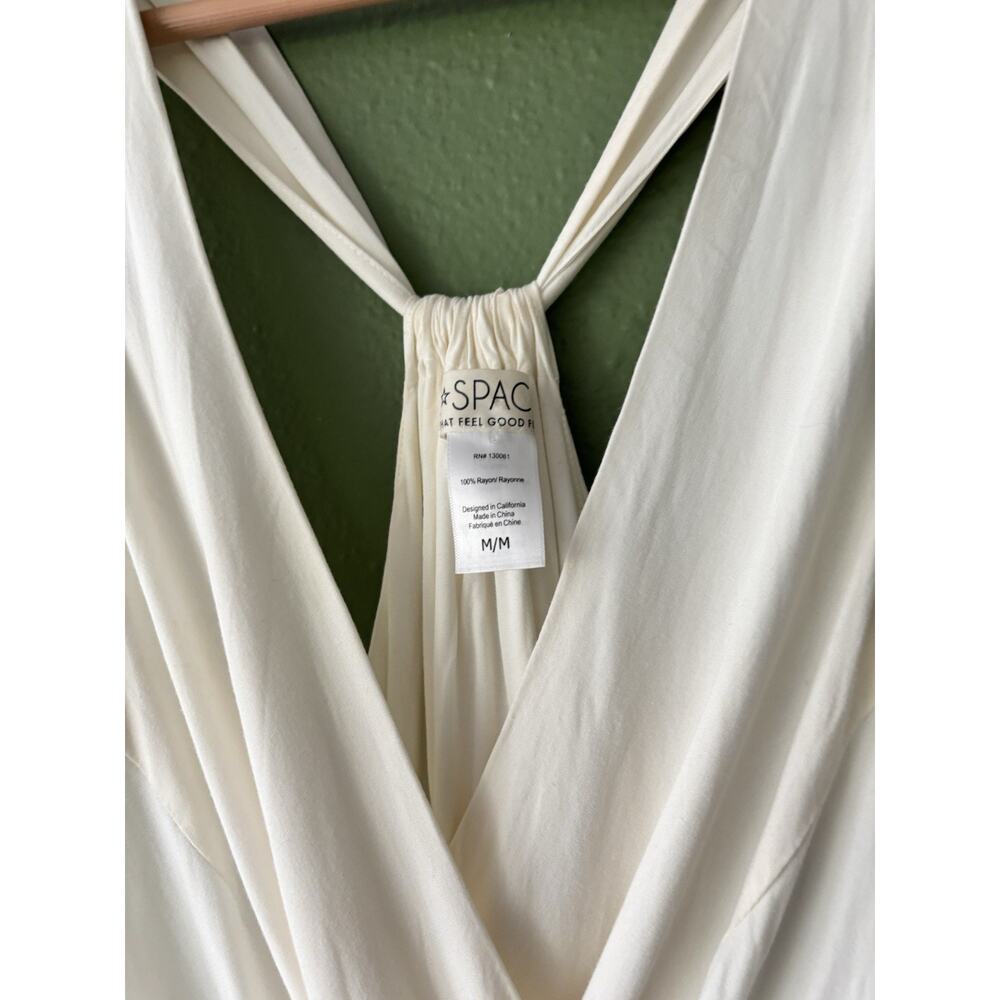 L Space Kenzie Cover-Up Midi Dress Swimwear White Women's Size M $139 - Picture 6 of 8